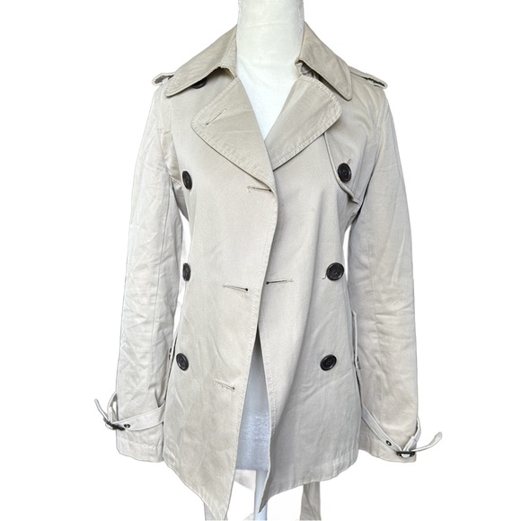 Banana Republic Jackets & Blazers - Banana Republic Trench Coat Womens Khaki Short
